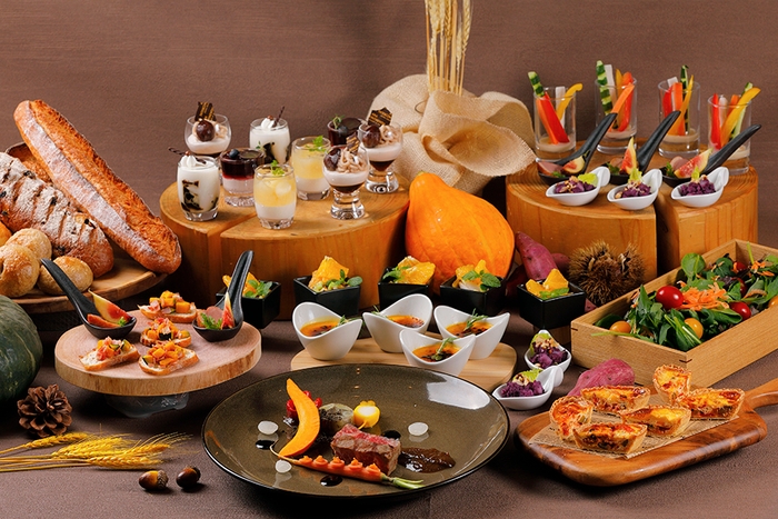 季節の味覚満載のセミビュッフェ（イメージ）　