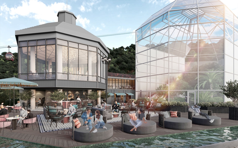 ザ・ヴェランダ神戸　ガーデンテラスイメージ図