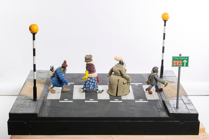 「アビーロード」 （『映画 ひつじのショーン～バック・トゥ・ザ・ホーム～』） © 2015 Aardman Animations Limited and StudioCanal SA