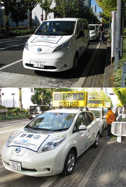 e-NV200、日産リーフ