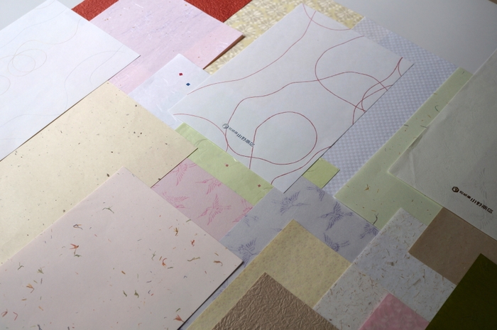 貼り箱の貼り紙に使用する和紙 2