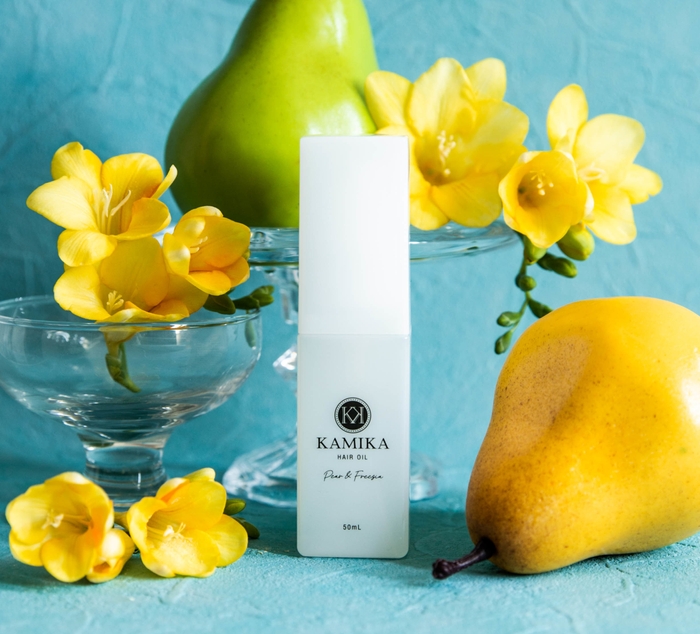 洋梨&フリージアの香りヘアオイル