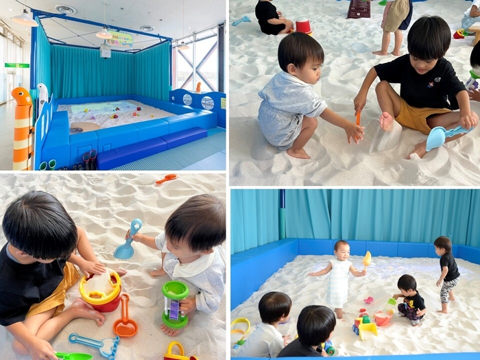 小さなお子さまも安心して遊ばせられると人気