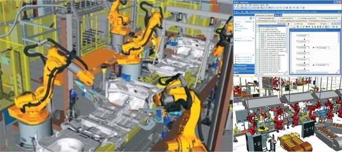 デジタルツインによるシミュレーション上のイメージ