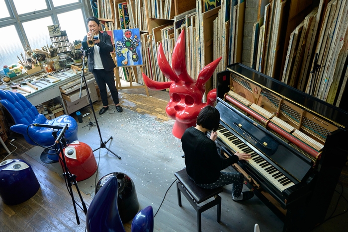 広瀬未来+片倉真由子『Air』録音風景