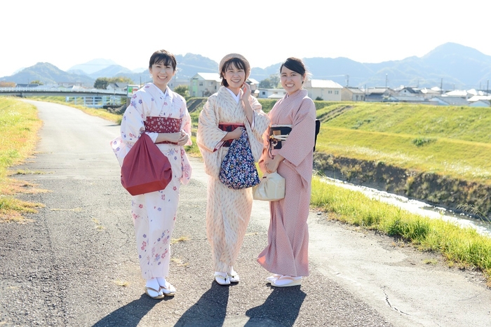 きものでお散歩 大場川