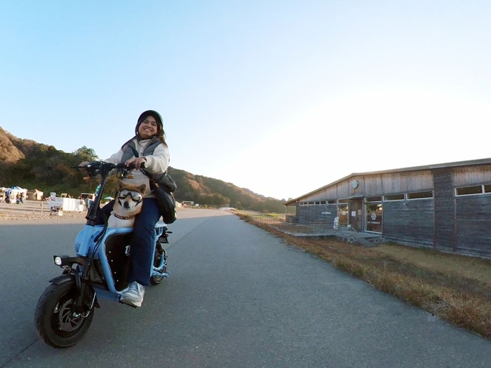 ani TERRACE前　走行風景 