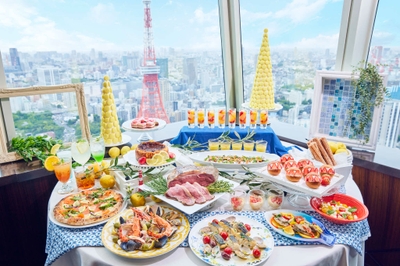 XEX ATAGO GREEN HILLS/地中海リゾートがテーマのResort Buffet