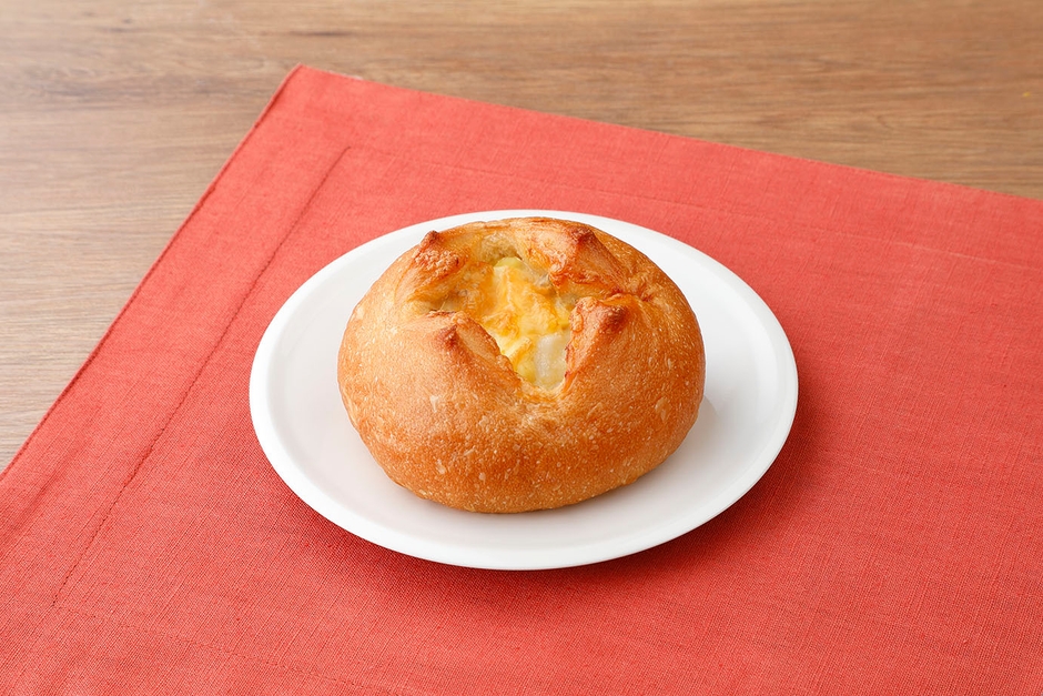 香ばしい!焦がし醤油のもちっとパン(ポテト)