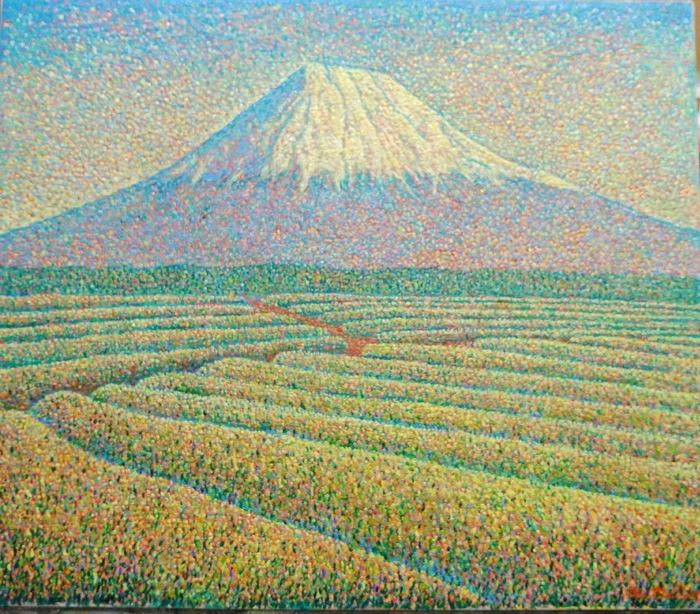 「茶畑と富士」