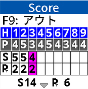 スコア管理→ナビ画面で1タップ