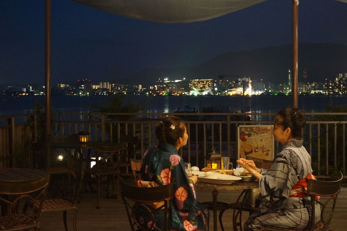 びわ湖大津館 オープンテラス席