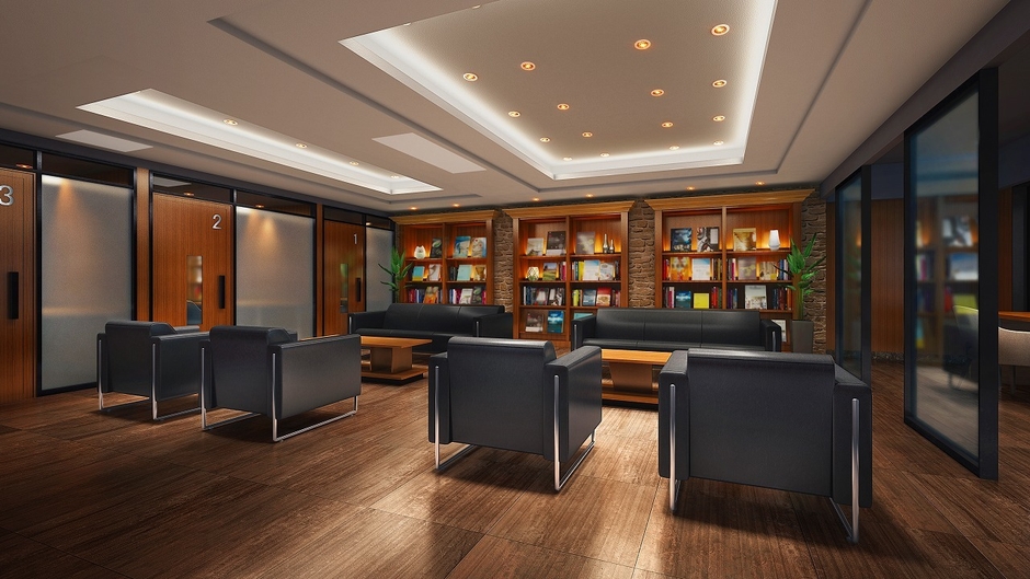 ライブラリーラウンジ完成予想CG