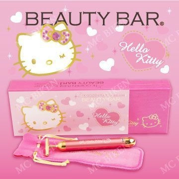 金×ピンクが可愛いハローキティモデルの携帯美顔器を発売　 毎分6,000回転の“美”振動！エムシービケン BEAUTYBAR(R)