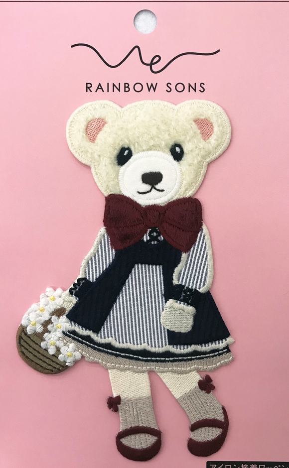 テディベアワッペン女の子