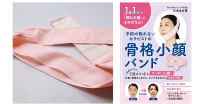 【発売前追加生産決定】1日1分で「崩れた顔」がよみがえる！『予約の取れないセラピストの骨格小顔バンド』2/26発売 「骨格小顔セルフケア(R)」開発者・三木まゆ美氏監修