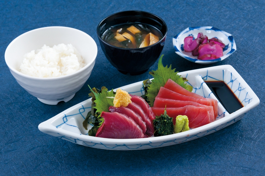 近江まぐろと鰹刺身定食