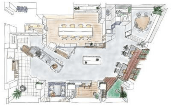 「Ryokuen LIVE BASE」の内部（イメージ）