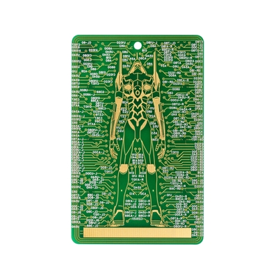 FLASH EVA01 基板アート バッグタグ 緑 裏