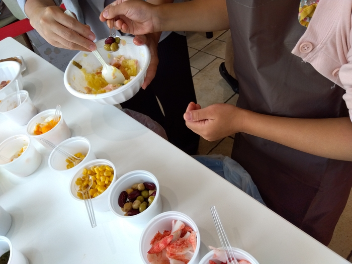 キユーピーコラボイベント(ポテサラ作り)