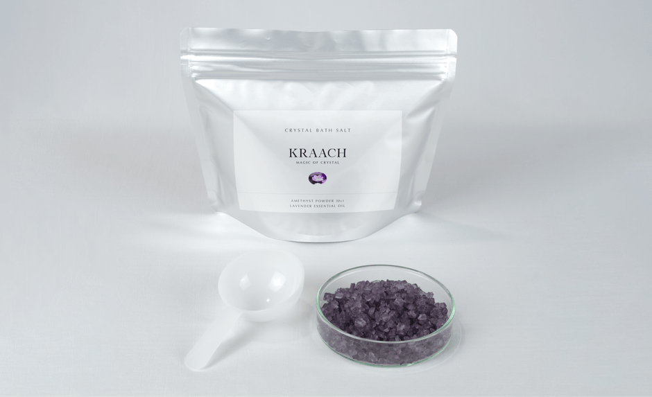KRAACH クリスタルバスソルト アメジスト×ラベンダー *シャーレは付属しません