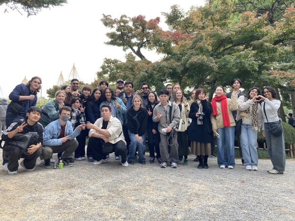 兼六園での集合写真