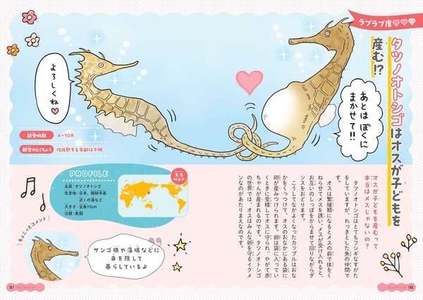 タツノオトシゴはオスが子どもを産む⁉