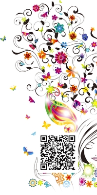 イラスト二次元コード