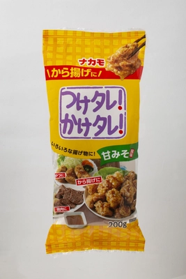 天保元年(1830年)創業のナカモが “卓上味噌”の次は“卓上たれ”に挑戦。一家に一本 「つけてみそかけてみそ」から生まれ、から揚げ市場活況下で から揚げに着目し、一家に一本 『から揚げにつけタレ！かけタレ！』を9月1日に新発売！！