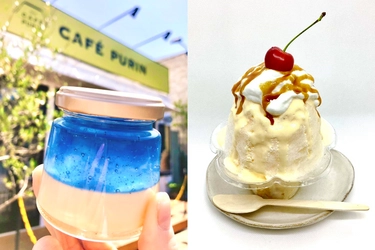 長野県初ふわとろプリンとモンブラン専門店「CAFE PURIN」から ひんやり冷たい夏の新スイーツを7月より販売開始！ ～「さっぱりラムネプリン」＆「ひんやりプリンかき氷」～