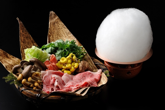 【界 アルプス】季節の会席_雪鍋