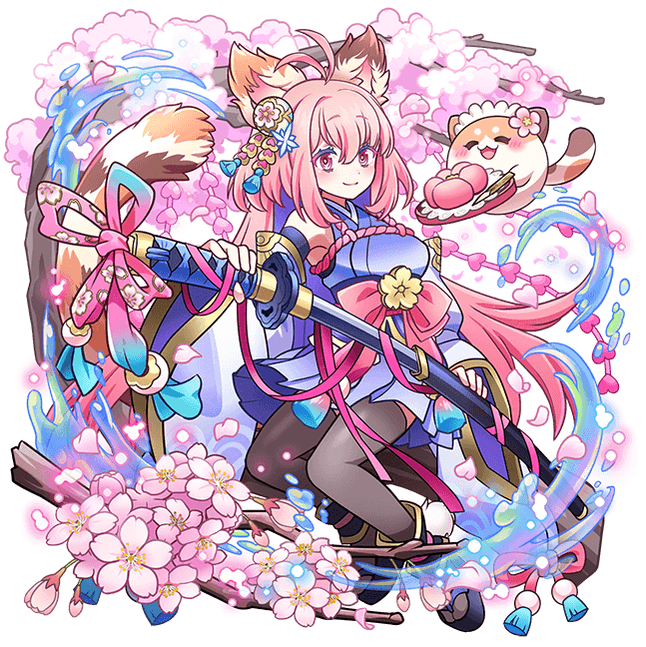 新キャラクター「桜花の猫侍オウカ」