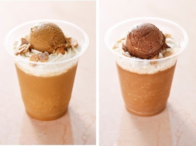 【ドゥバイヨル 丸の内オアゾ店】リエジョワ カフェ(左) リエジョワ ショコラ(右)