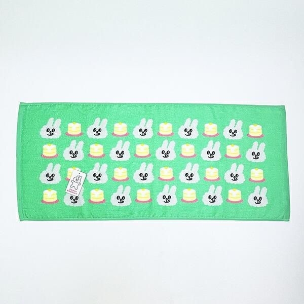 バニーコンビニのフェイスタオル