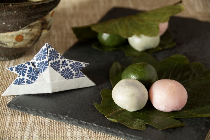 三色柏餅