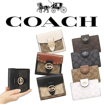 MODERN-KING/COACH コンパクト型 二つ折り財布