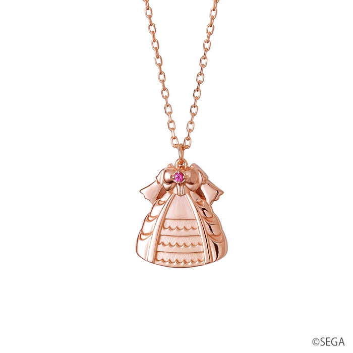 キューティーピンクドレス ネックレス
