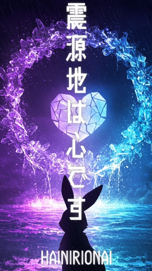 『震源地は心です』アートワーク