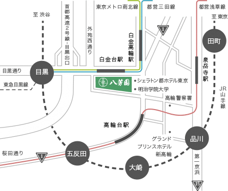 会場地図(近隣エリア)