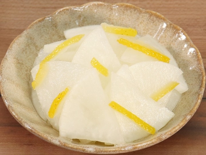 「岩下のゆず大根」盛付例