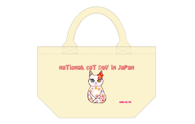 福ねこオリジナルトートバッグ　イメージ