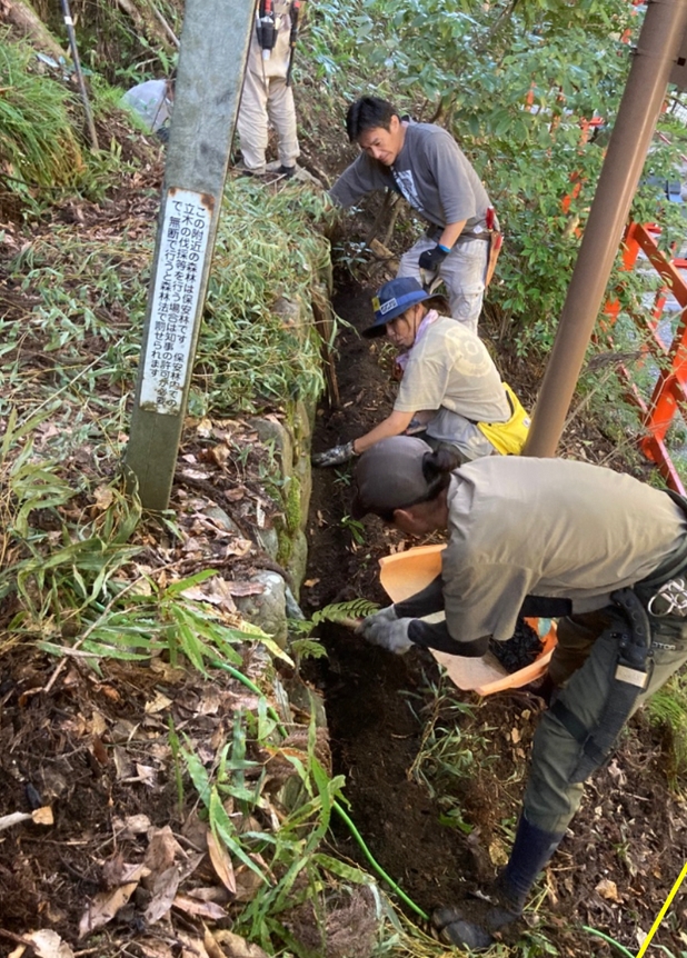 大地の再生 施工風景2