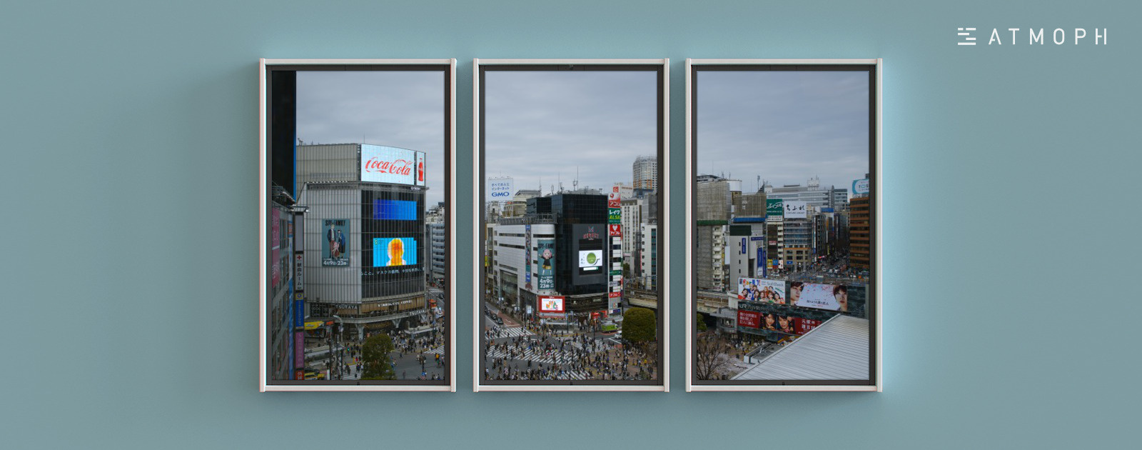 渋谷のスクランブル交差点を 部屋の窓から Atmoph Window 2で賑わう東京の風景をリリース Newscast
