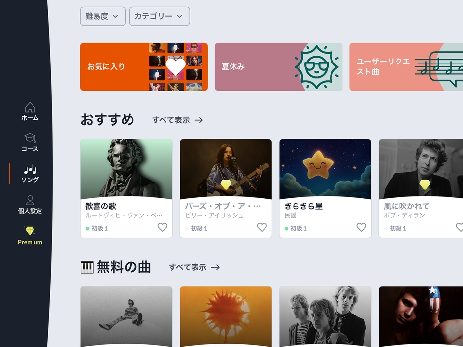 アプリ『Piano Sphere』の画面イメージ