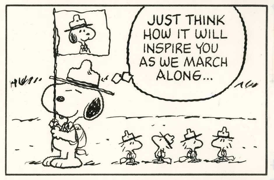 ピーナッツ原画 トリミング(2)