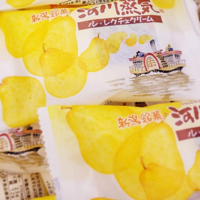 河川蒸気~ル・レクチェクリーム味~ パッケージ