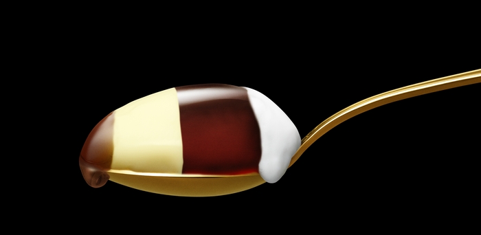 『重ねドルチェ caffe&バニラ』スプーンカット