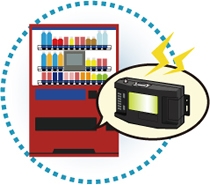 利用シーン「自動販売機の在庫管理」