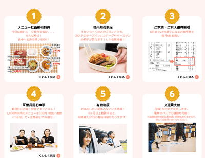 ママに優しい働く特典