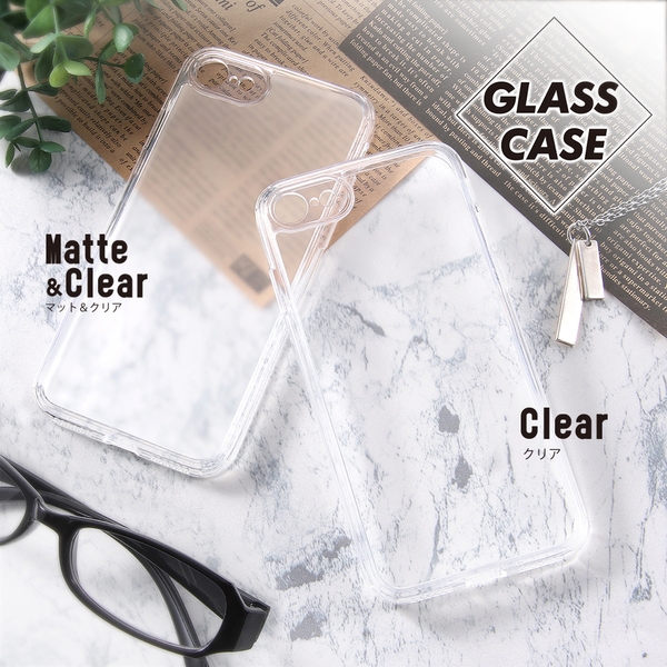 ガラスハイブリッドケース＿クリア
